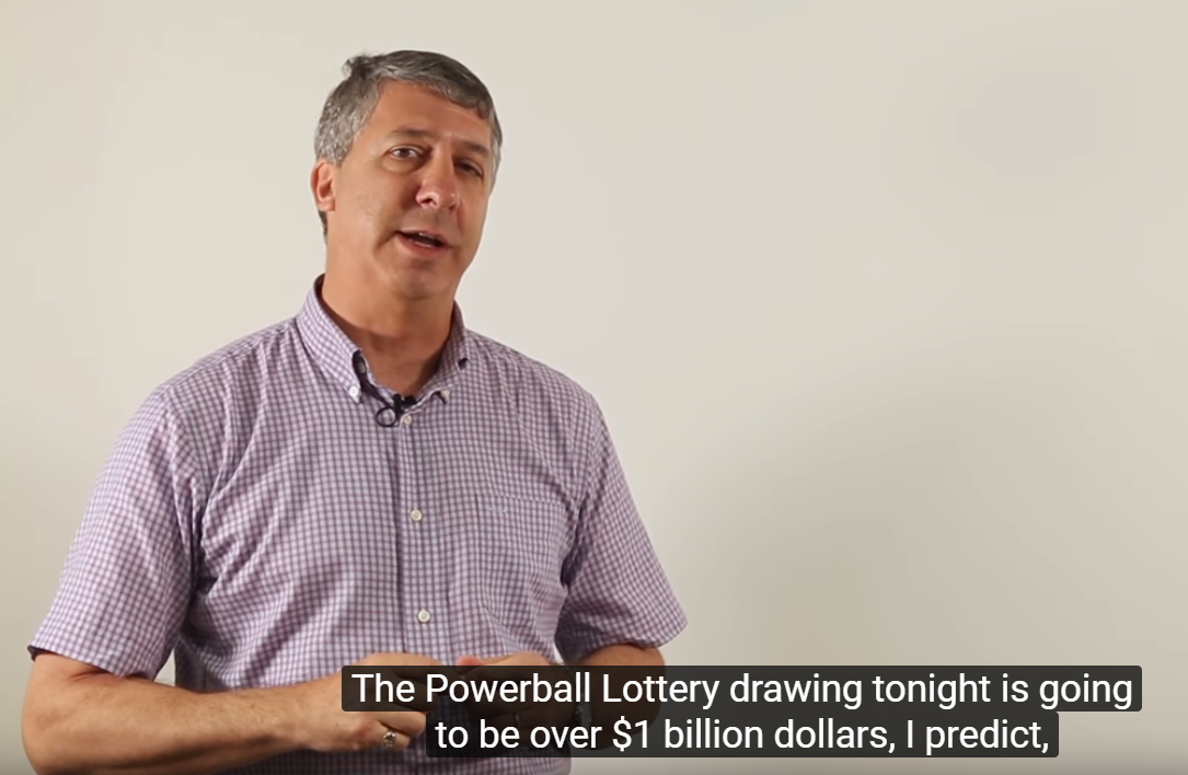 The lottery as explained by Lew Lefton