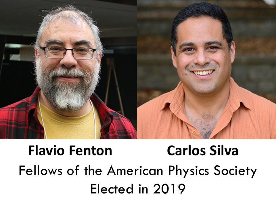 American Physics Society Fellows Flavio Fenton and Carlos Silva