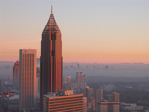 Atlanta Sunrise (Credit: https://www.flickr.com/photos/gregduckworth/298730543)