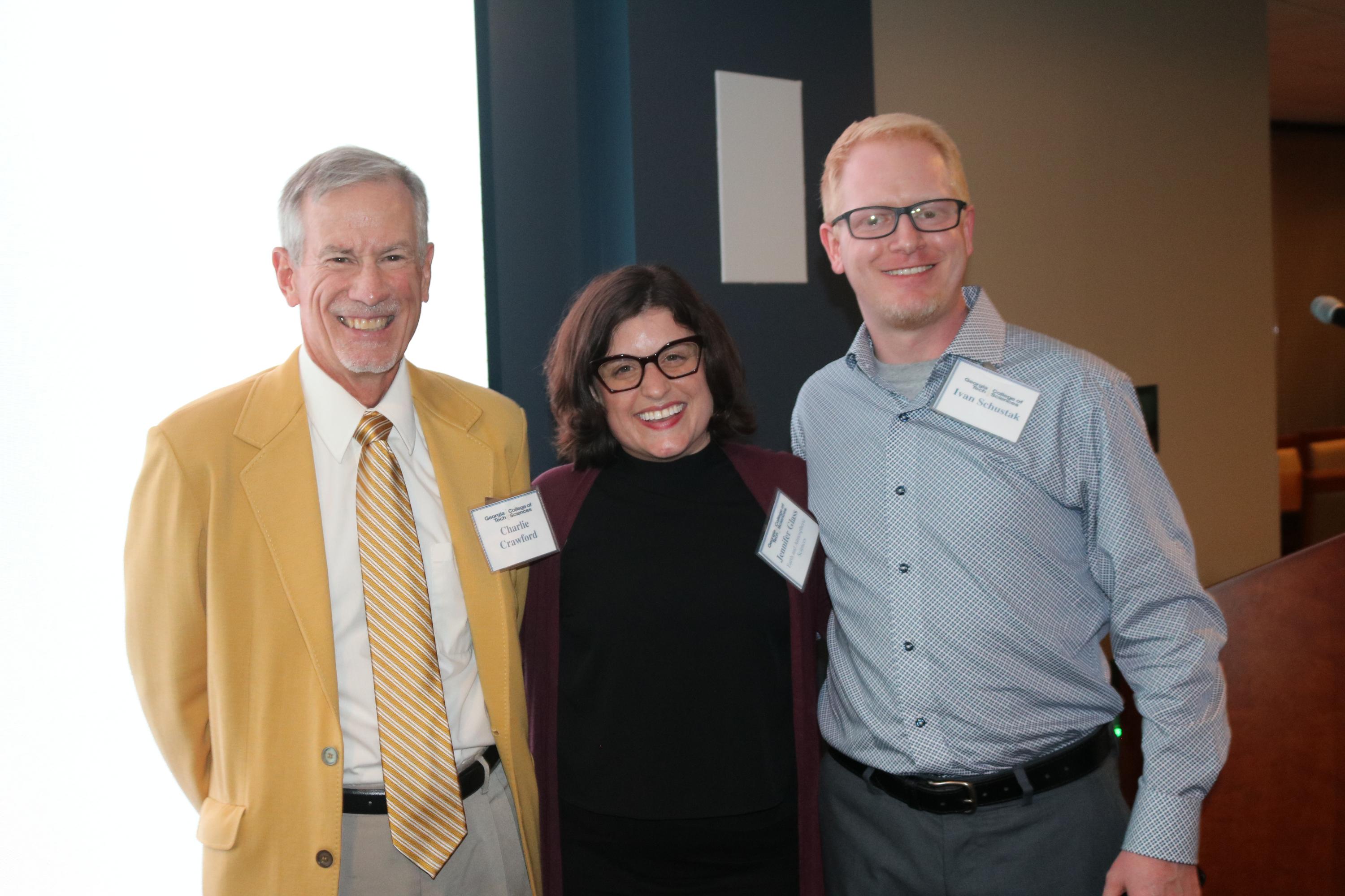 From left: Charles Crawford, Jennifer Glass, and Ivan Schustak (Photo by Renay San Miguel)