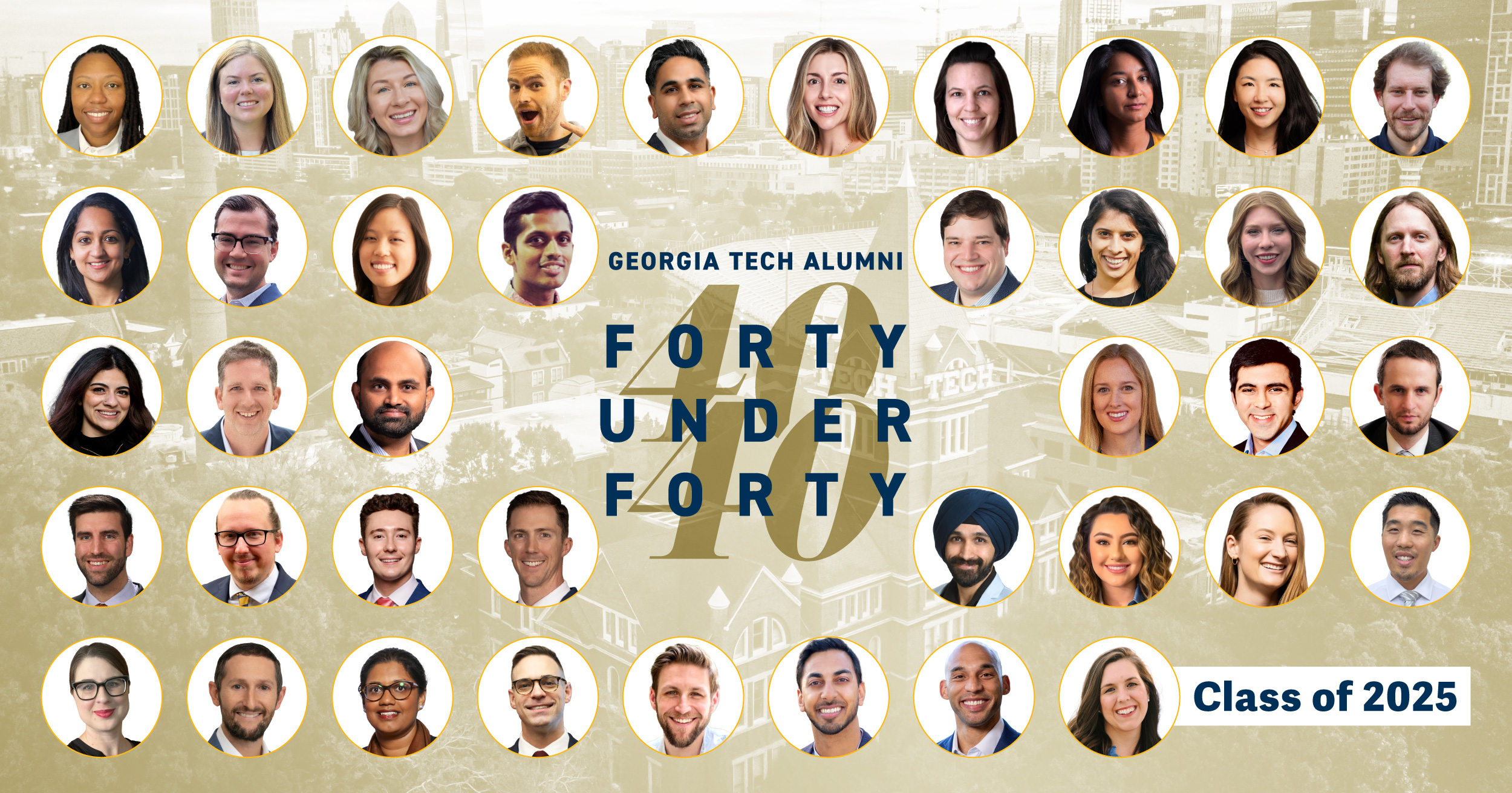 Georgia Tech Alumni Association's 2025 Class of 40 Under 40