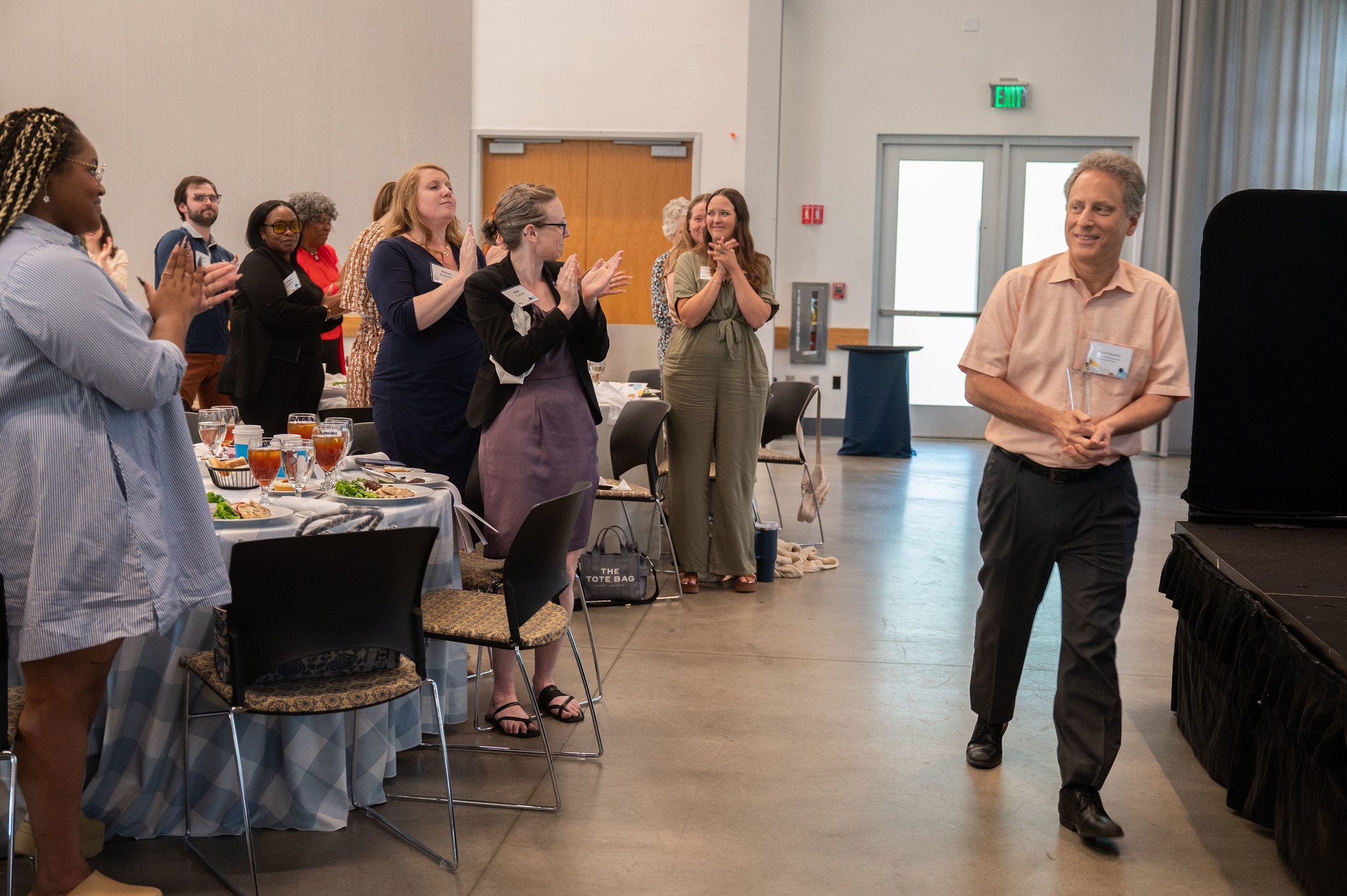 Mark Prausnitz Receives the Class of 1934 Distinguished Professor Award. Photo by Allison Carter
