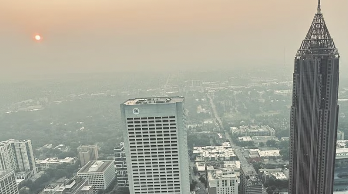 Atlanta's skyline turned hazy this week thanks to Canadian wildfires.png