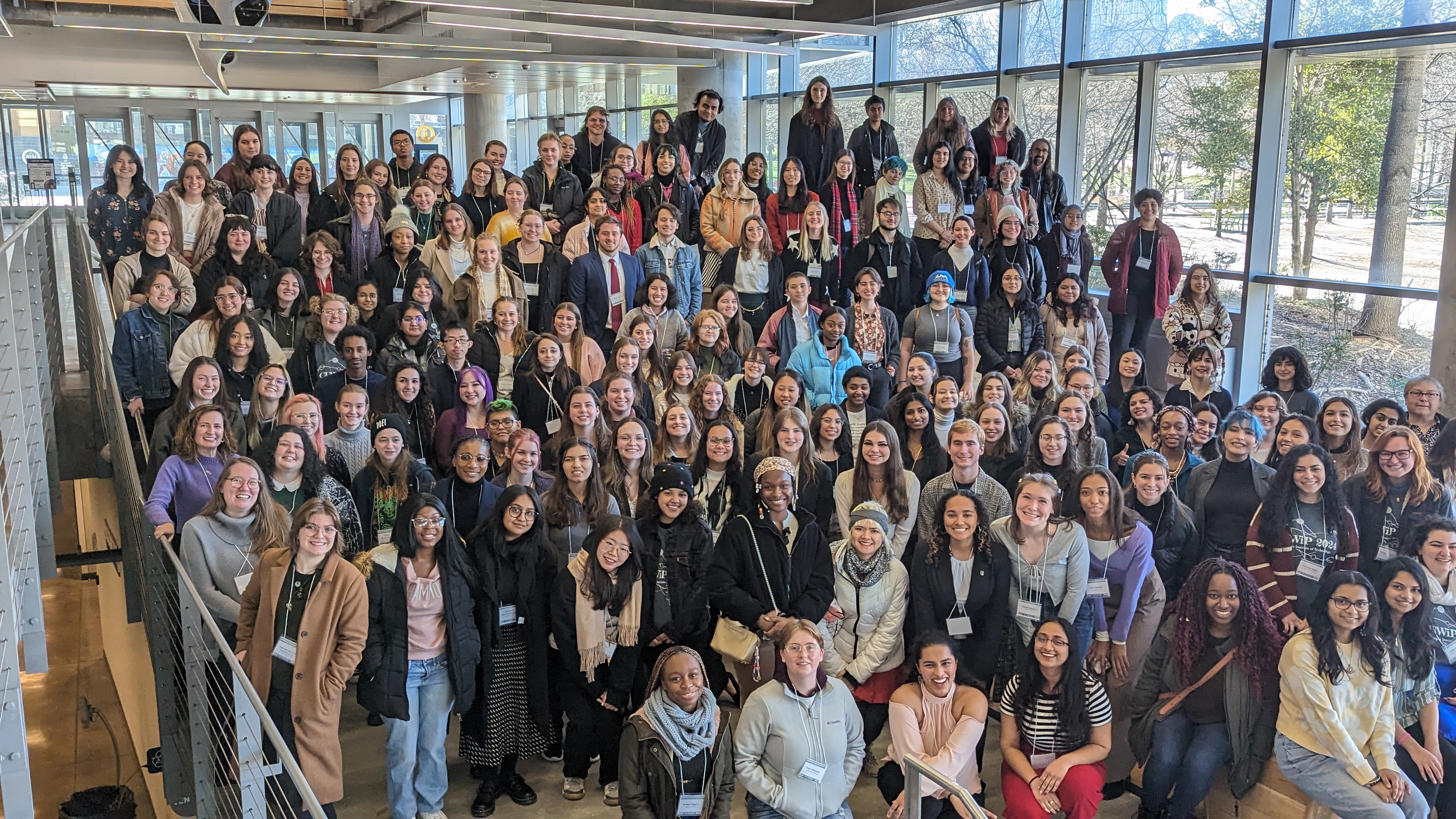 Nearly 200 students attended the regional Conference for Undergraduate Women in Physics, hosted in January by Georgia Tech.