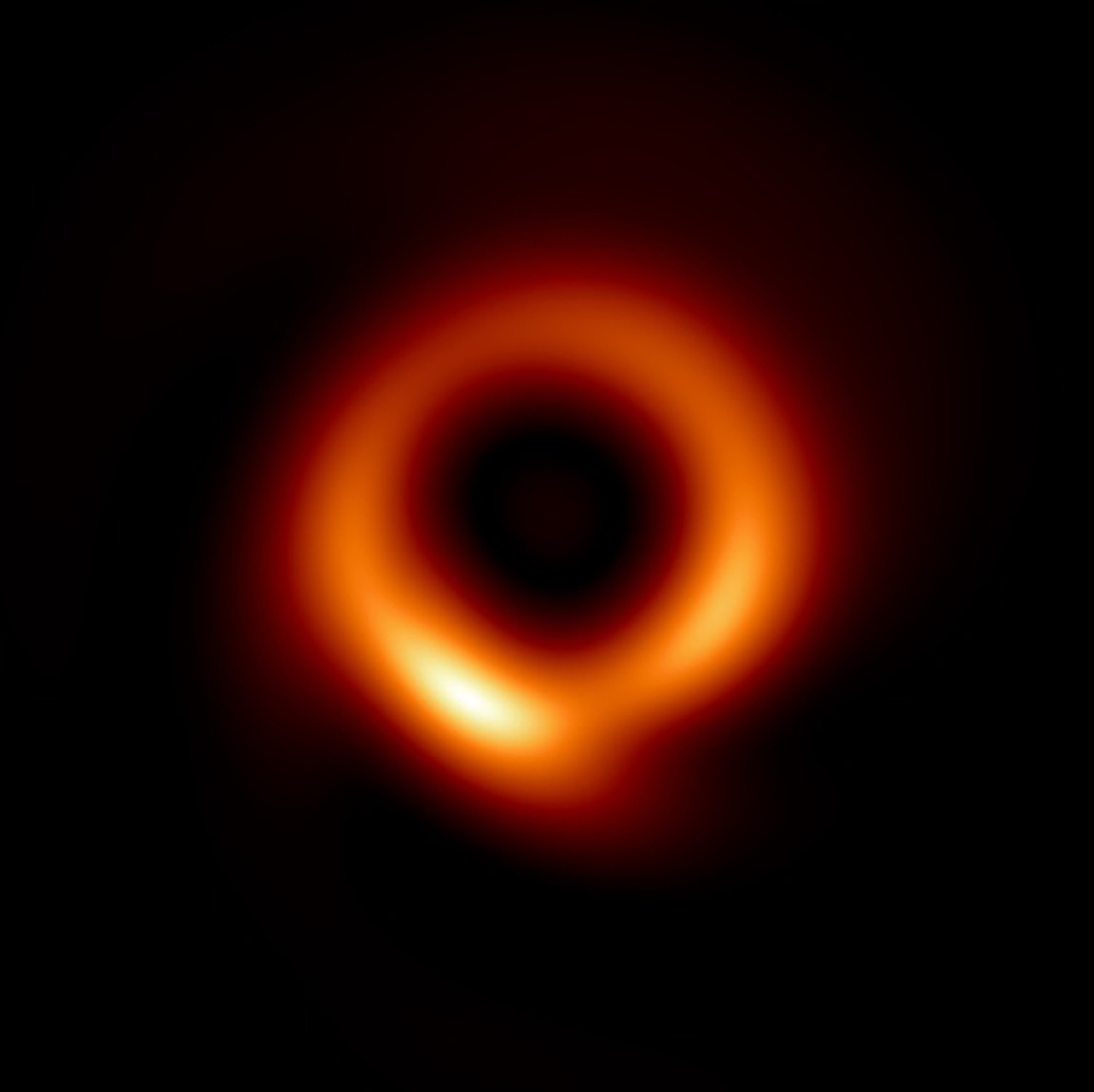 The new image generated by the PRIMO algorithm (EHT / Medeiros et al. 2023)
