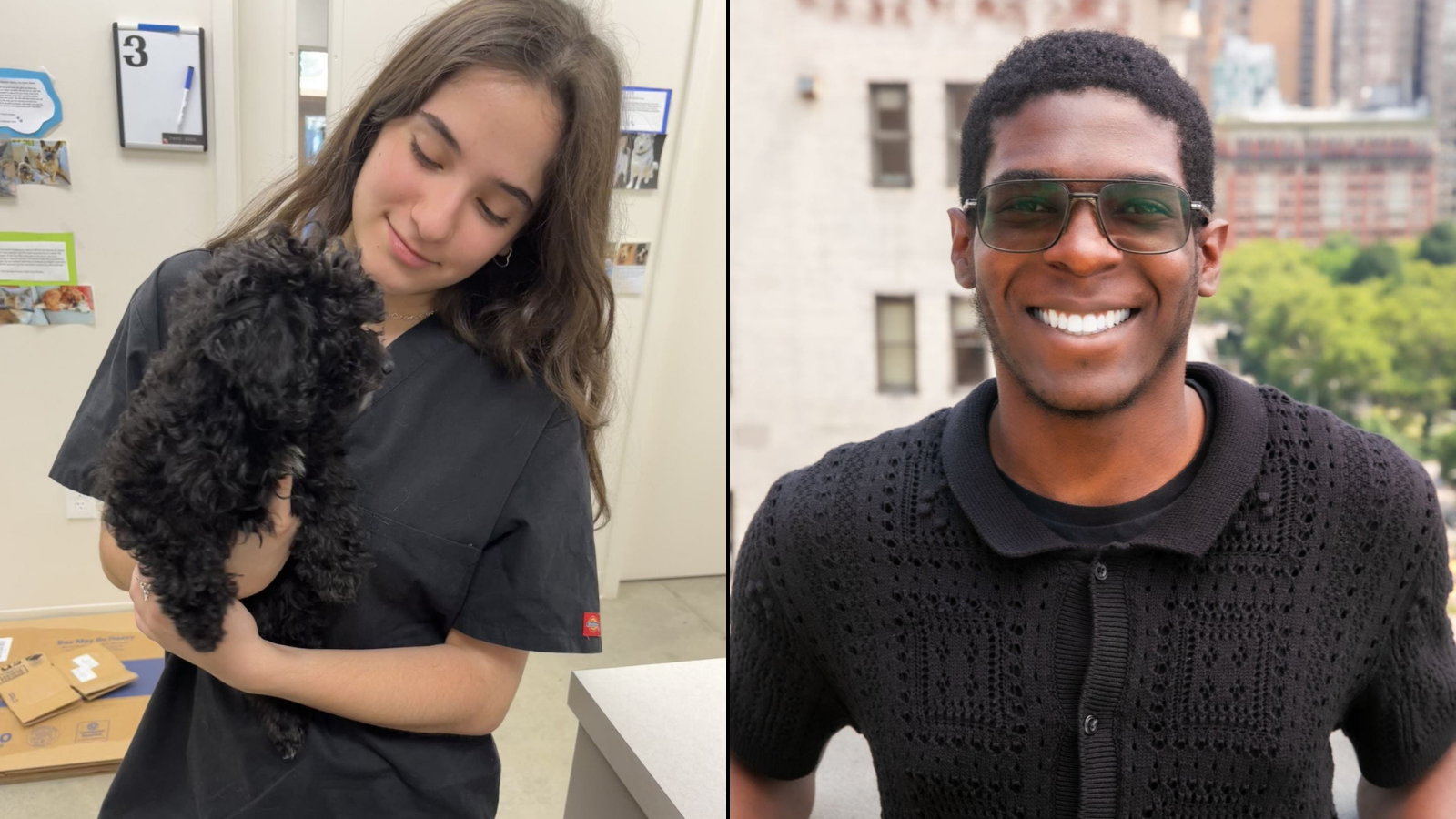 Tech Promise: Second-year biology majors Giuli Capparelli Sanabria and J’Avani Stinson