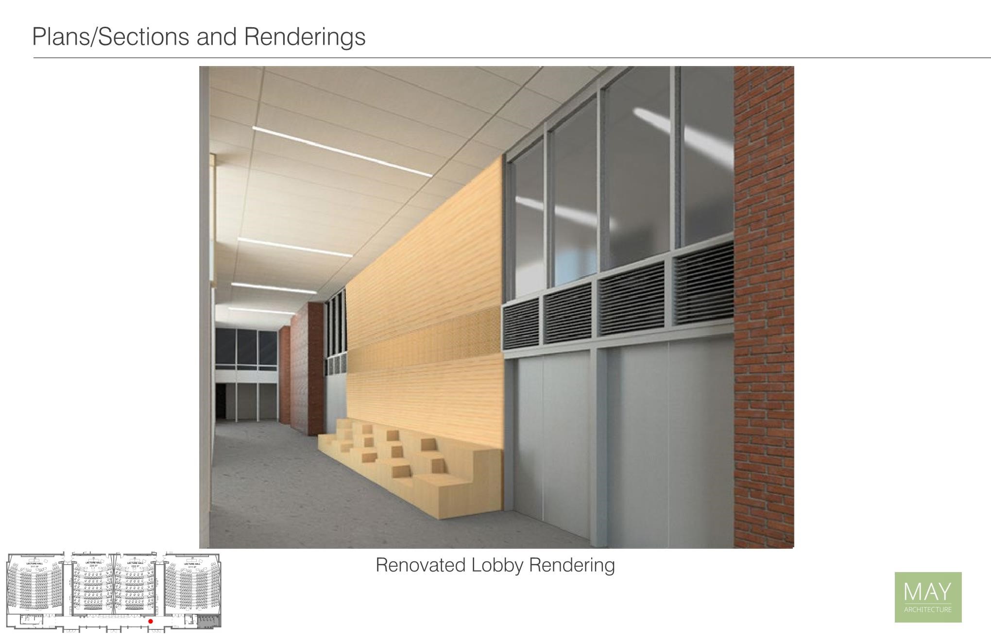 Howey Physics renovation lobby rendering