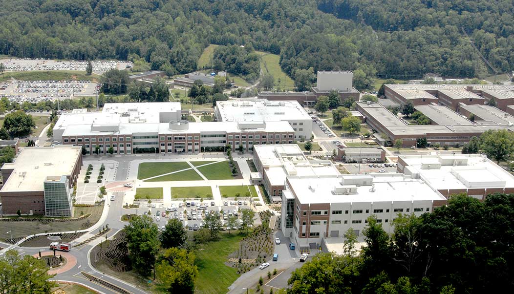 Aerial view of the Oak Ridge National Laboratory facility