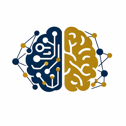 Stylized brain combining circuitry and neural connections, representing artificial intelligence and machine learning applied to scientific research.