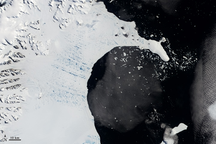 Larsen B ice shelf before collapse