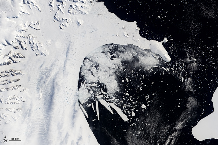 Larsen B ice shelf collapse