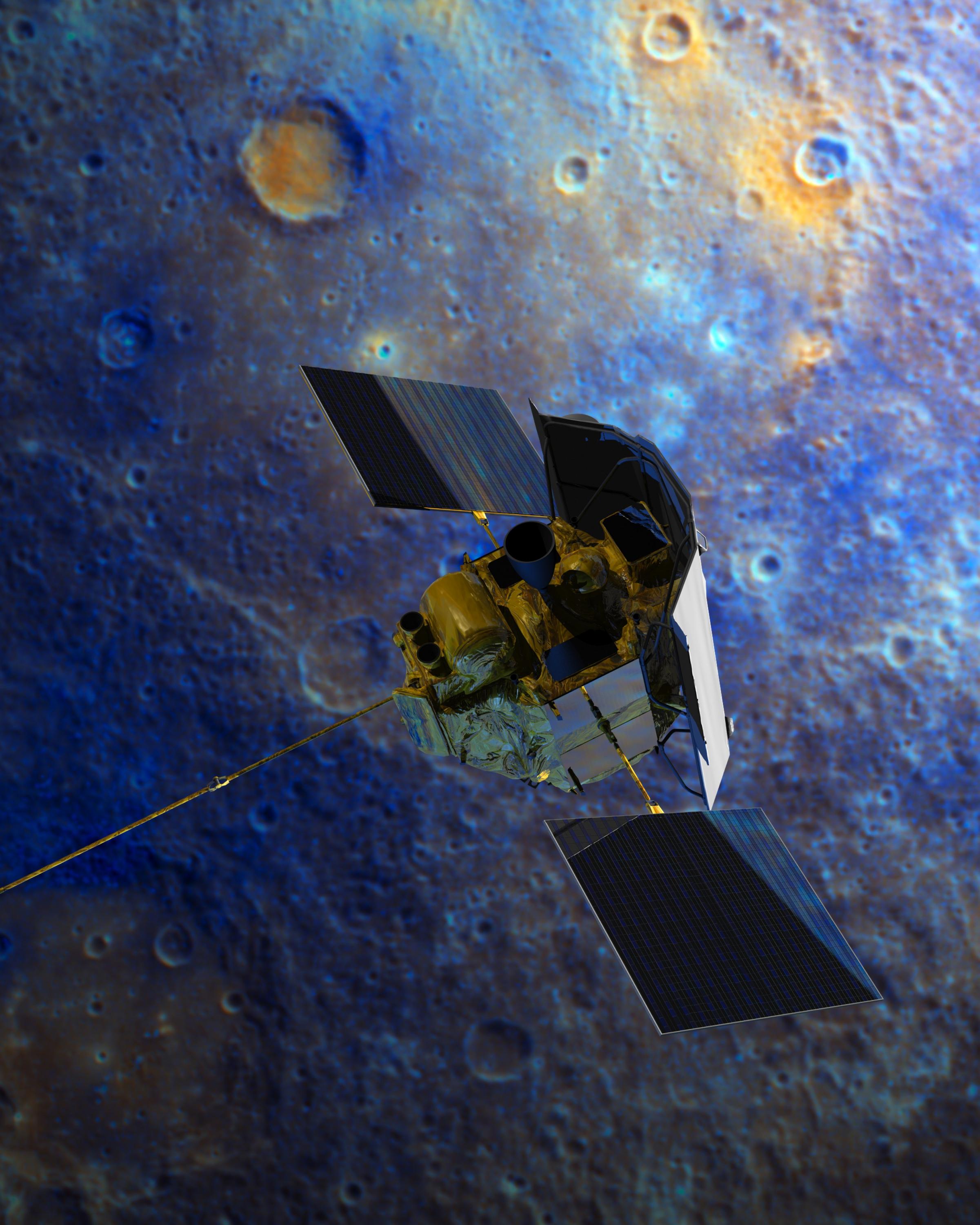 NASA MESSENGER probe at Mercury 2