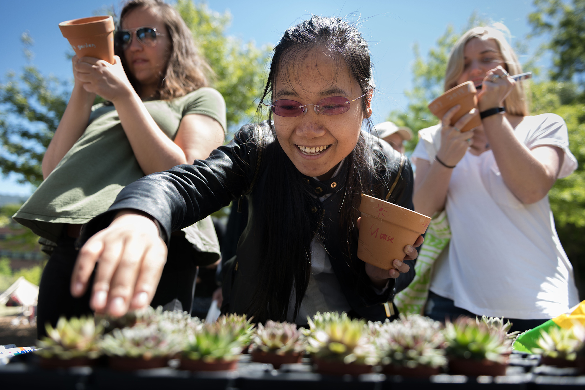 Students Select Succulents