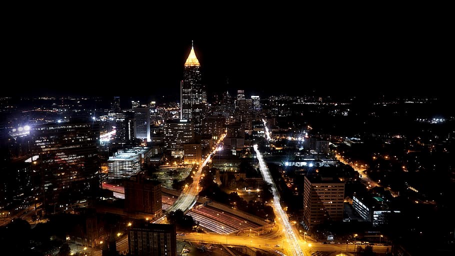 One group of students suggested reducing the lighting time of the iconic Bank of America Plaza in midtown Atlanta.