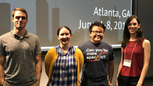 From left: Marcus Bray, Rebecca Rapf, George Tan, Adriana Lozoya (Photo by Renay San Miguel) From left: Marcus Bray, Rebecca Rapf, George Tan, Adriana Lozoya (Photo by Renay San Miguel)