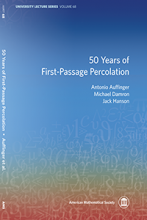 Front Cover of "50 Years of First-Passage Percolation" (Courtesy of American Mathematical Society) Front Cover of "50 Years of First-Passage Percolation" (Courtesy of American Mathematical Society)