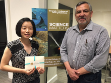 Kimberly Chen with ScienceMatters host Renay San Miguel Kimberly Chen with ScienceMatters host Renay San Miguel