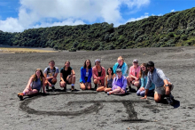 2019 NGS-CR students at the peak of Irazú Volcano. 2019 NGS-CR students at the peak of Irazú Volcano.
