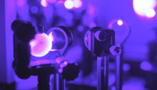 Lasers are used to probe the vibrational dynamics of 2D hybrid perovskites (Credit: Georgia Tech/ Rob Felt) Lasers are used to probe the vibrational dynamics of 2D hybrid perovskites (Credit: Georgia Tech/ Rob Felt)