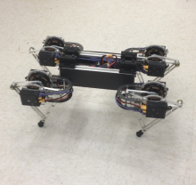 Off-the-shelf robot with four legs Off-the-shelf robot with four legs
