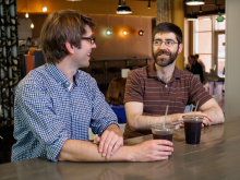 Will Ratcliff (left) and Peter Yunker Will Ratcliff (left) and Peter Yunker