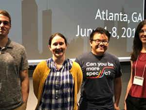 From left: Marcus Bray, Rebecca Rapf, George Tan, Adriana Lozoya (Photo by Renay San Miguel)