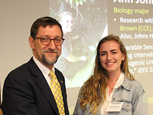 Ann Johnson with Dean Goldbart (Photo by Renay San Miguel)