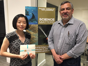 Kimberly Chen with ScienceMatters host Renay San Miguel