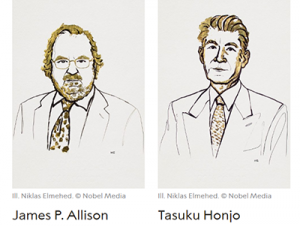 Winners of 2018 Nobel Prize in Physiology or Medicine (Courtesy of Nobel Media)