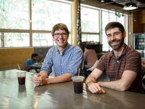 Will Ratcliff (left) and Peter Yunker