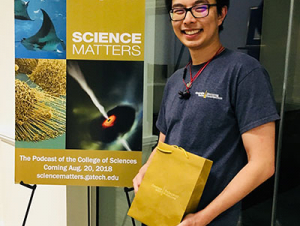Conan Zhao wins ScienceMatters Episode 3 quiz.