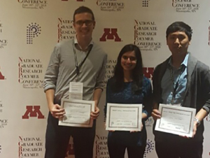 (From left) Brian Schmatz, Aditi Khirbat, and Young Jun Yoon (Courtesy of Brian Schmatz)