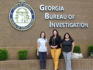 From left: Brittany Scott, Deneen Kilcrease, and Stephanie Menendez (Photo by Hui Zhu)