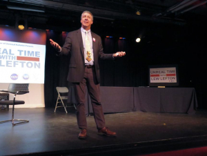 Unreal Time with Lew Lefton  (Photo by Roger Easley, Special to the AJC)