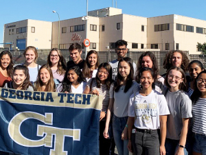 Georgia Tech undergrads at Lilly España (Courtesy of Cam Tyson)