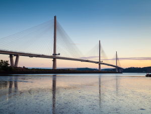 Queensferry Crossing from Port Edgar Maria (Credit: Transport Scotland)