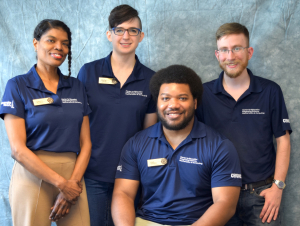 Innovators-in-Residence at M.R. Hollis Innovation Academy - Paulette Richards, Rachel Tierney, Ryan Snelling, and Kevin Arne