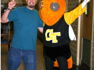 Prof. Goodisman with Buzz