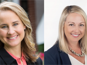 Lesley Baradel and Christie Stewart