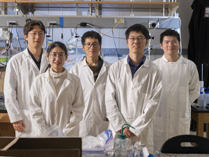 Members of Pengfei Liu’s research team