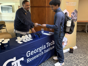During the afternoon session, students were able to speak one-on-one with GTRI recruiters.