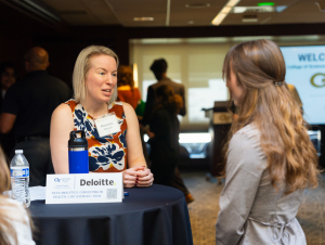 Deloitte Manager Maureen Metcalfe (M.S. in Biology, 2014) provided insights into the Deloitte recruiting process.