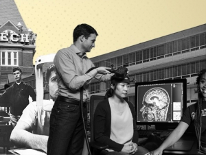 Historical people and places in the School of Psychology. (Credit: Audra Davidson)
