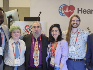 Fenton (center) with students Henry Chionuma, Evan Rheaume, Jimena Siles-Paredes, Casey Lee-Trimble, and Ilja Uzelac