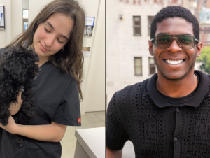 Tech Promise: Second-year biology majors Giuli Capparelli Sanabria and J’Avani Stinson