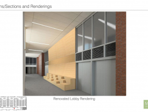 Howey Physics renovation lobby rendering