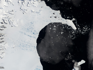 Larsen B ice shelf before collapse