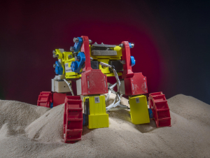 Mini Rover moving on sand
