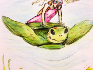 "Ocean Adventures with Millie and Sam" created by students Danielle Newman, Clayton Parnell, Parinia Patel, Devon Robinson, and John Thompson.
