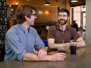 Will Ratcliff (left) and Peter Yunker